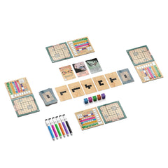 Allplay Mind Space board game color dice invite vibrant choices during play.