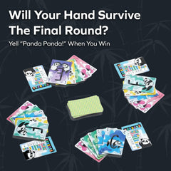 Deck and discard piles illustrate draw actions in Allplay Panda Panda.