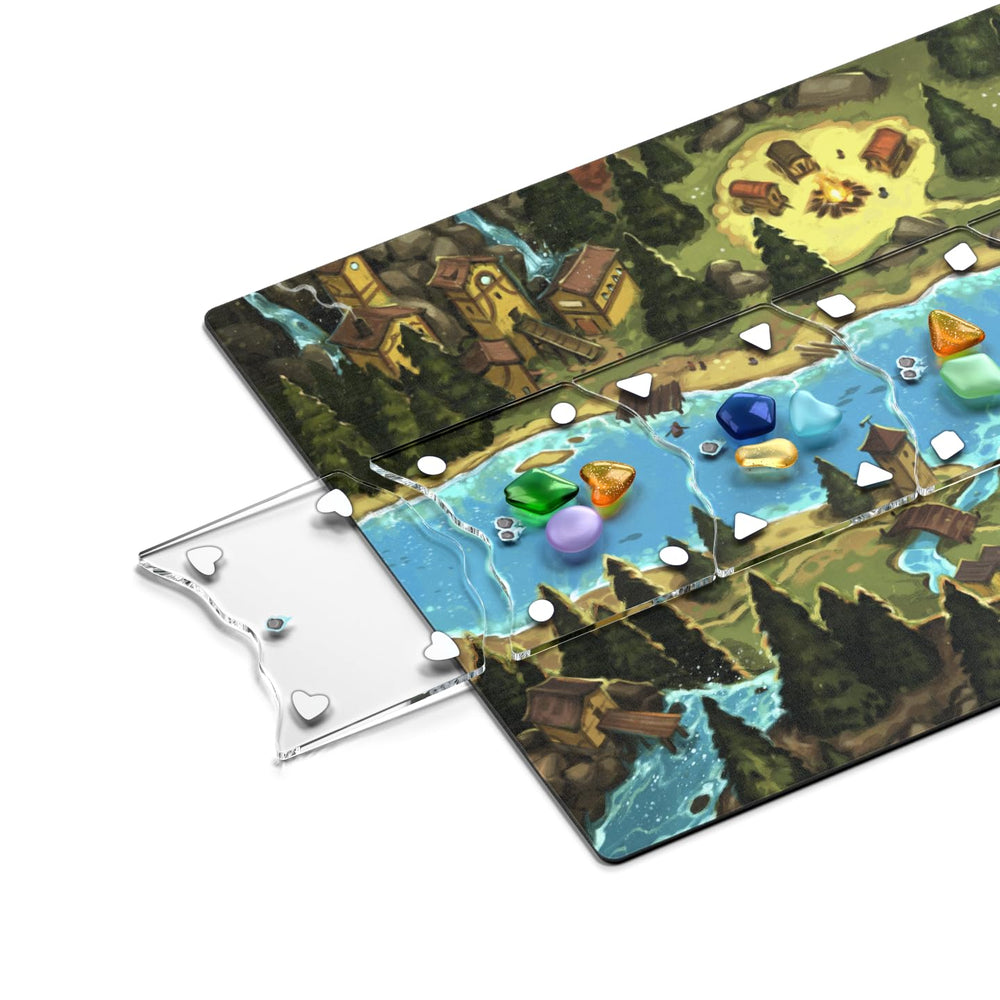 ALLPLAY River Valley neoprene game board offers a stable playing surface