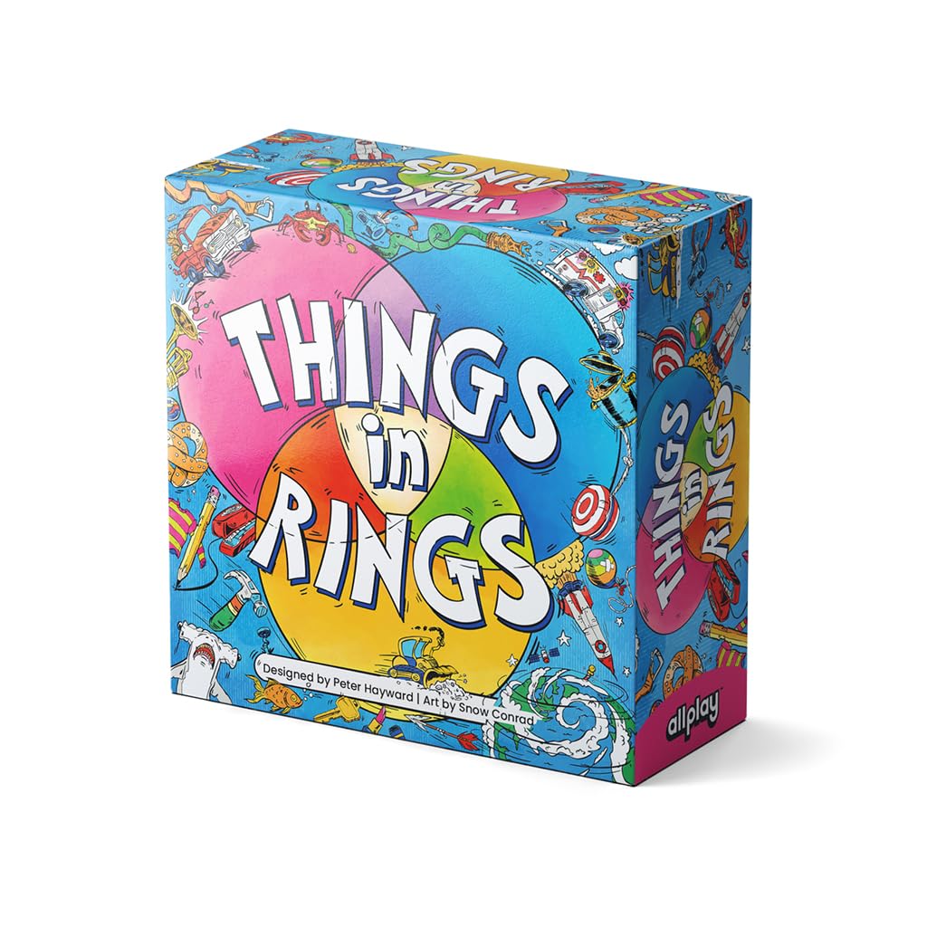 Allplay Things in Rings play area with object cards shaping moves outside the diagram