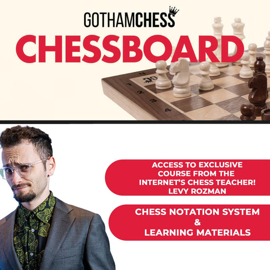 Allstar GothamChess Board with magnetic pieces keeps setup stable during transit.