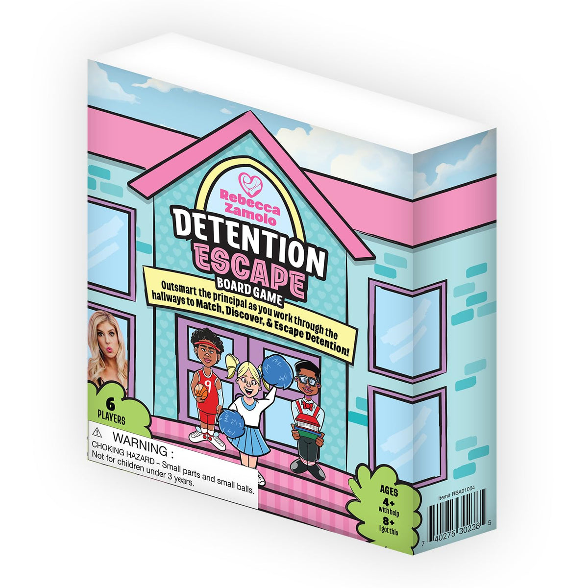 Allstar Innovations Rebecca Zamolo board game setup with colorful pieces for family play.