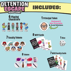 Allstar Innovations Rebecca Zamolo Detention Escape board and components for an exciting group challenge.