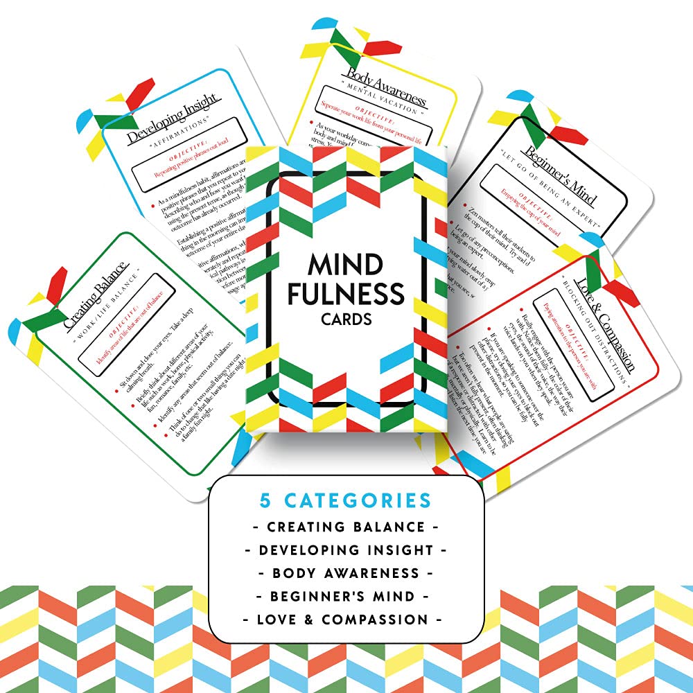 Allura & Arcia mindfulness cards with durable large-format design.