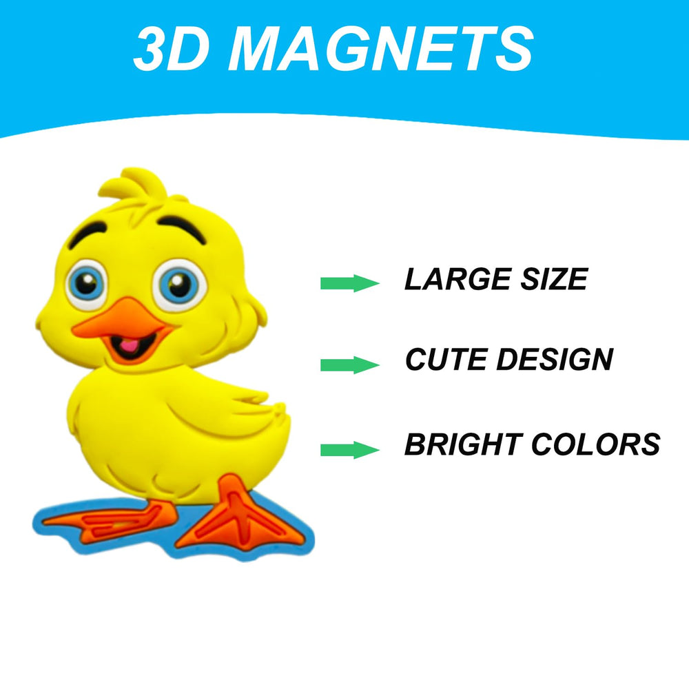 ALNETI farm magnets set offers versatile learning on fridge or whiteboard surfaces.