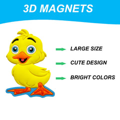 ALNETI farm magnets set offers versatile learning on fridge or whiteboard surfaces.