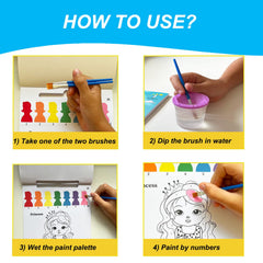 ALNETI kid craft bundle for parties with princess-themed activities