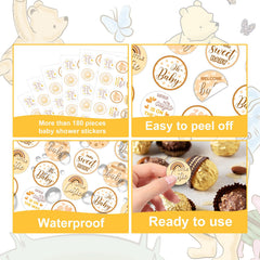 ALodr chocolate label stickers elevate sweets and gift bags at parties.