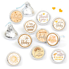 ALodr boho sticker set adds charm to gift bags and boxes.