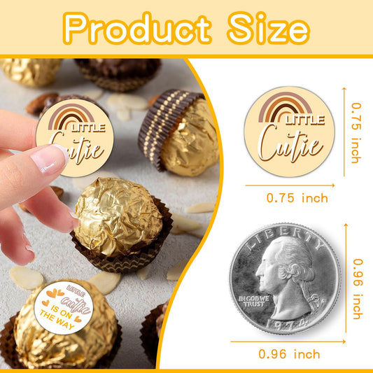 ALodr mini-kisses labels designed to fit chocolate kisses for cute labeling.