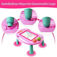 ALOTJOY easy wipe eraser lets toddlers refresh drawings quickly.
