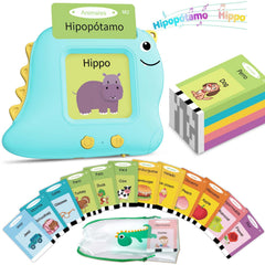 Alotwan bilingual flash cards pack for Spanish and English learning