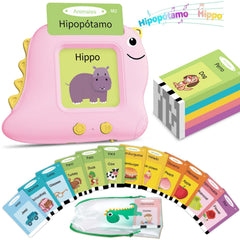 Alotwan Spanish Talking Flash Cards cover in gift-ready packaging for toddlers.