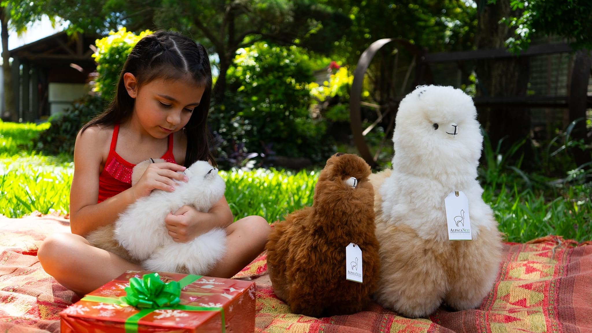 AlpacaNext handmade stitching and fluffy fur detail, a crafted keepsake.
