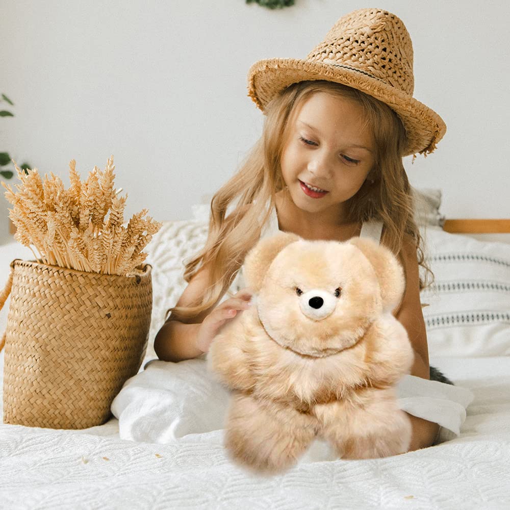 AlpacaNext lifelike eyes and plush fur highlight friendly personality for kids