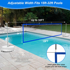 Alpcouts water volleyballs included for quick, ready-to-play sessions