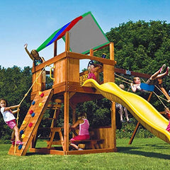 Alpurple swing tarp shading kids area for sun protection