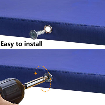 Alpurple swing tarp waterproof coating detail emphasizes weatherproofing