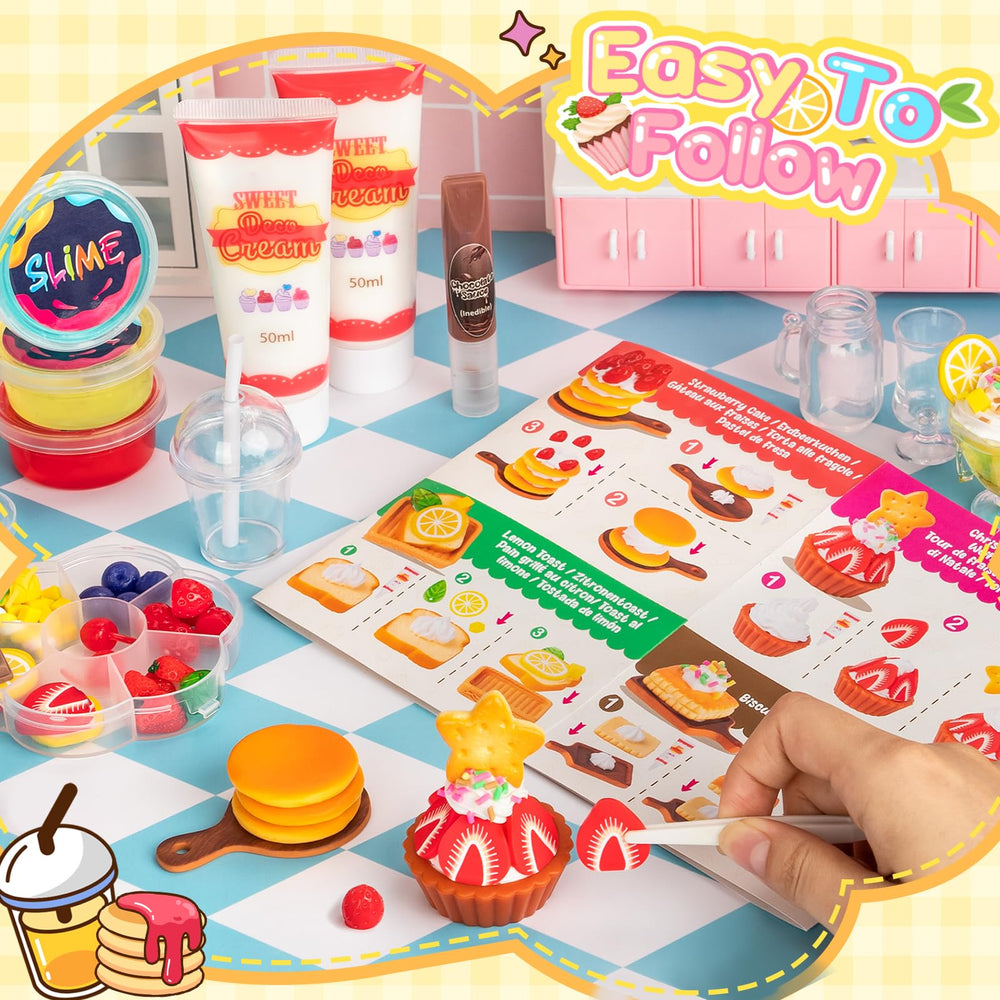Alritz fluffy cream clay and sprinkles: soft textures boost fine motor focus.