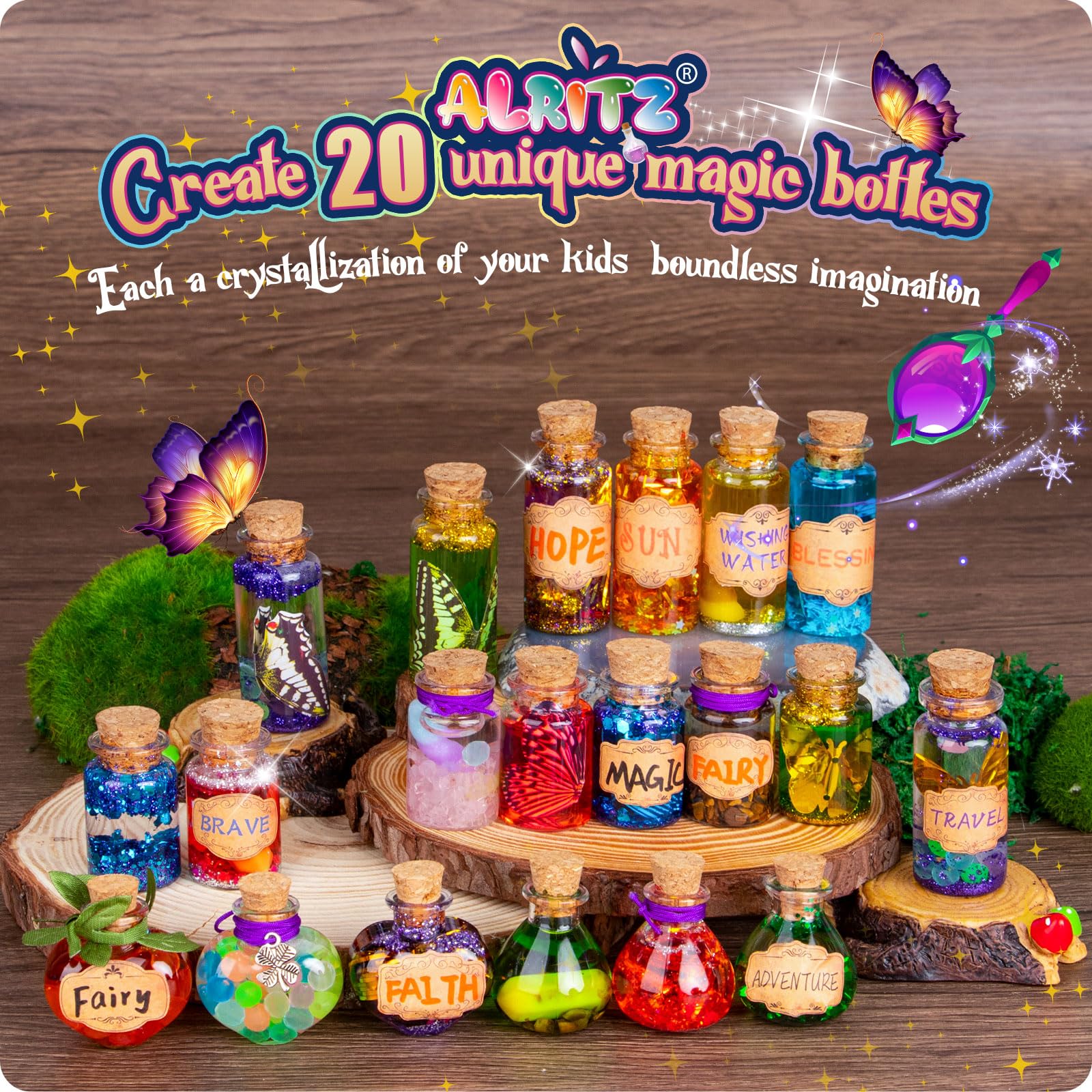 Alritz Magic Wand and accessories spark creative pretend play for kids.