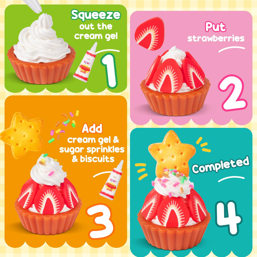 Alritz mango ice cream miniatures: refreshing visuals for sensory play.
