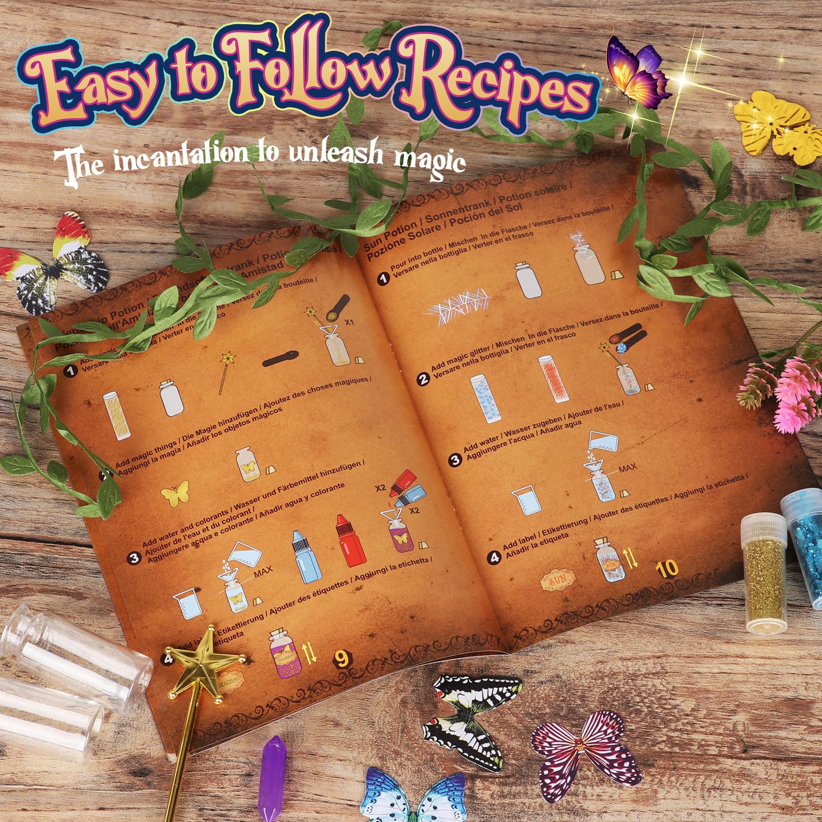Alritz Potion recipes and steps guide simplify crafting for kids.