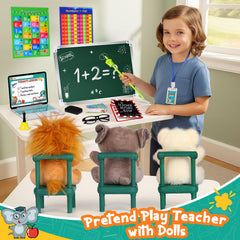 Alritz whiteboard and blackboard duo for writing drawing and math practice