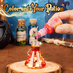 Alritz Science Potion Kits storage box neatly organizes creations for easy display.