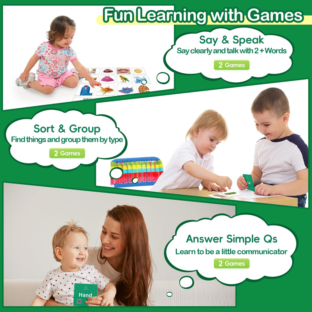 ALSOLIFE 50 First Words Ball – ideal for toy-based word practice.