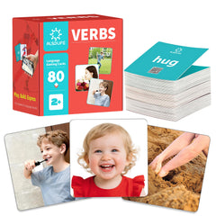 ALSOLIFE verb cards with QR videos for engaging learning sessions.