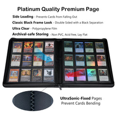Alteagle binder zipper closure keeping cards secure during transport