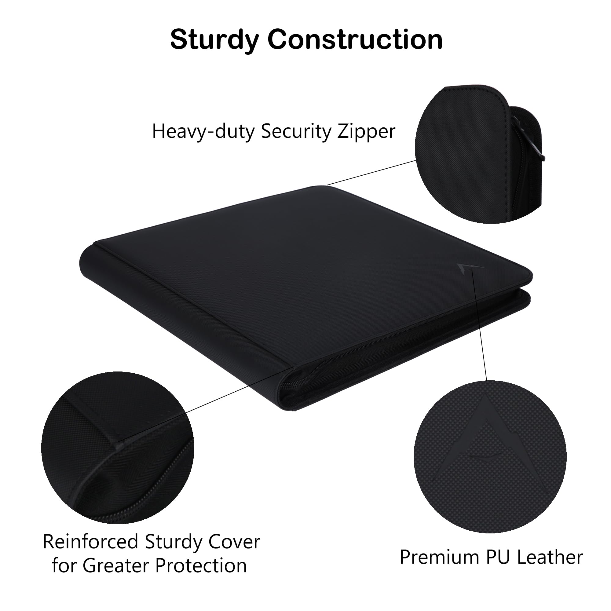 Alteagle binder with padded leatherette finish for durable protection
