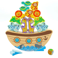AluAbi Noah's Ark balance base shown for stable family stacking play