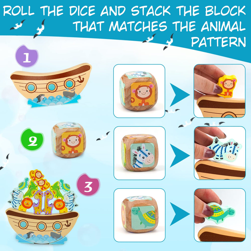 AluAbi Noah's Ark dice used to adjust gameplay difficulty