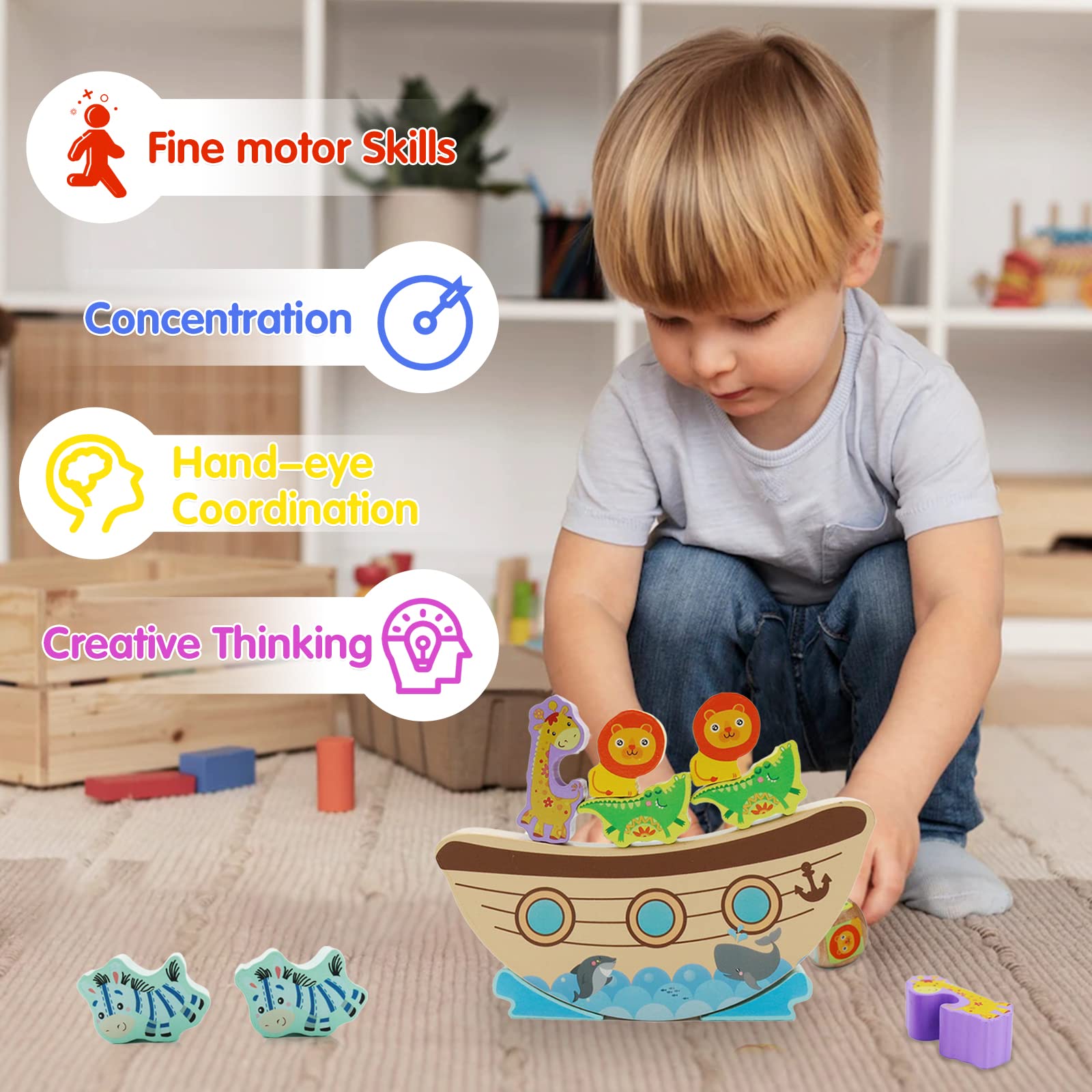 AluAbi Noah's Ark wave blocks adding variety and challenge