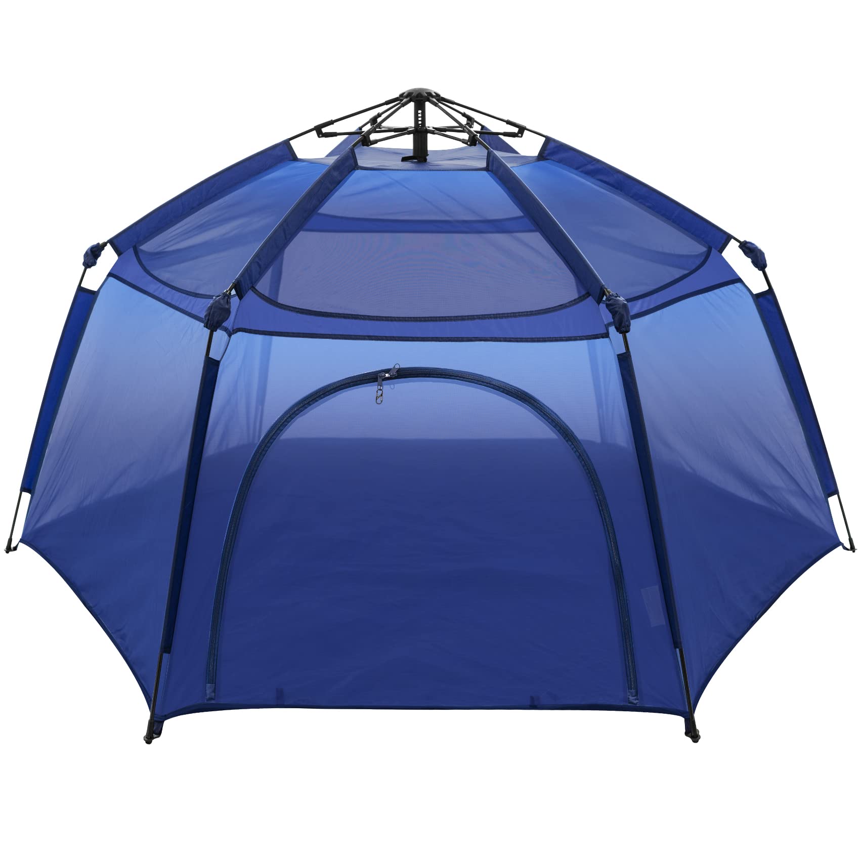 Alvantor Baby Playpen 7x7 pop-up hub for quick indoor setup and spacious play