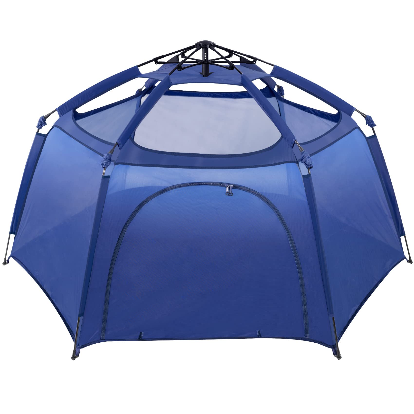 Alvantor Baby Playpen pop-up hub setup for quick, safe play indoors or outdoors.