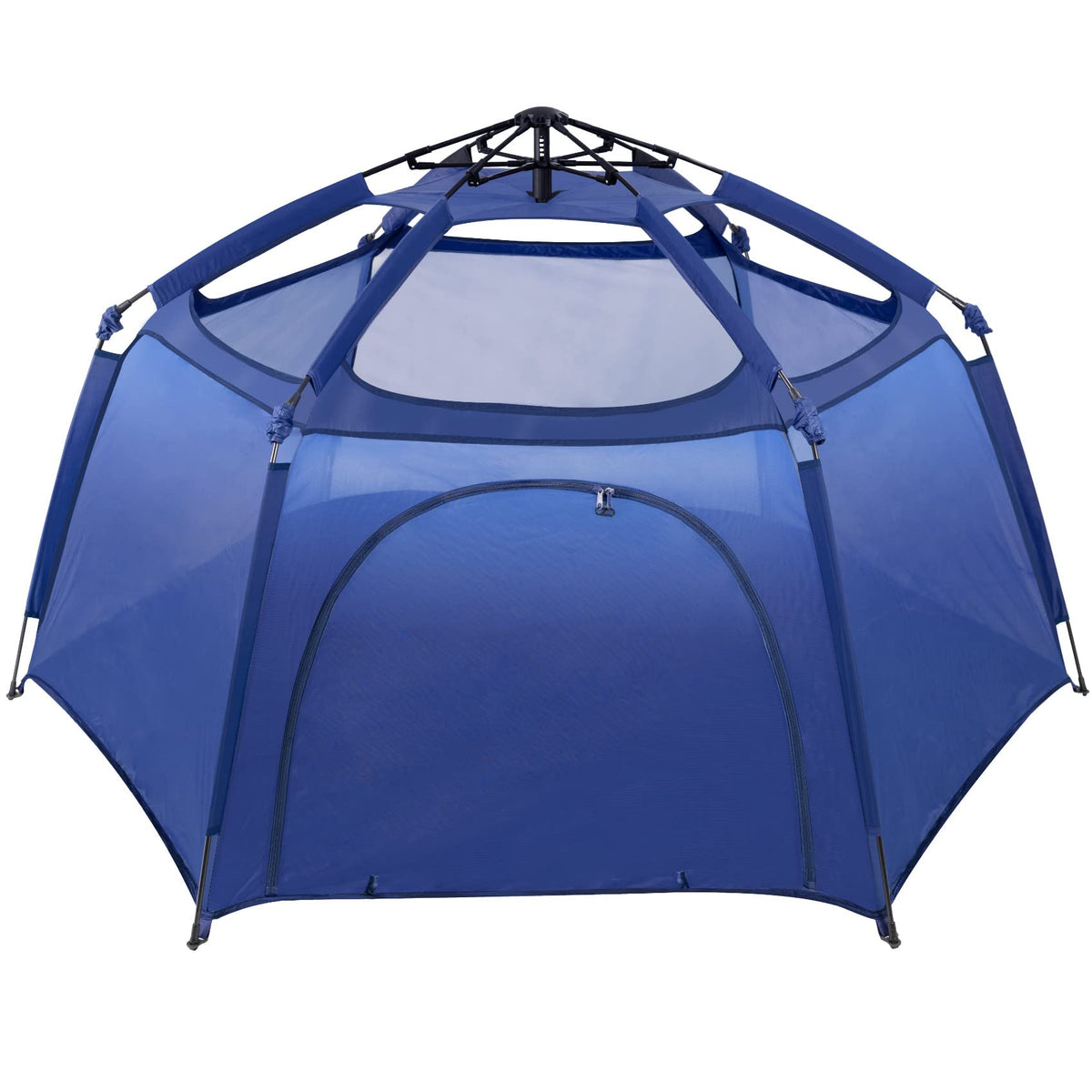 Alvantor Baby Playpen pop-up hub setup for quick, safe play indoors or outdoors.