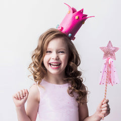 ALVOGIMOR Glitter Star Wand dress-up-accessory – enhances imaginative play and photo opportunities.