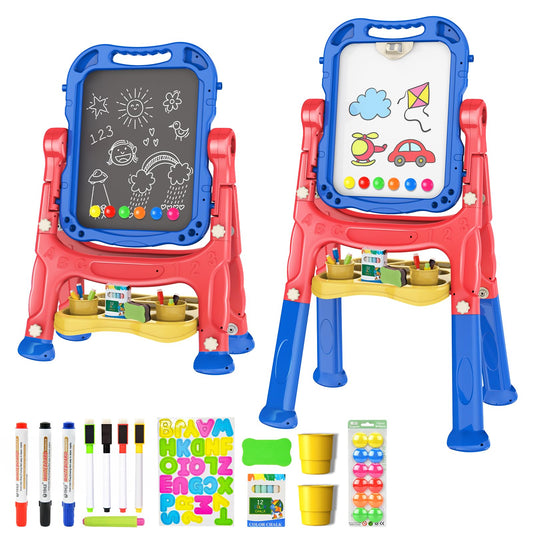 Amagoing Art Easel rotating 360° for versatile painting angles.