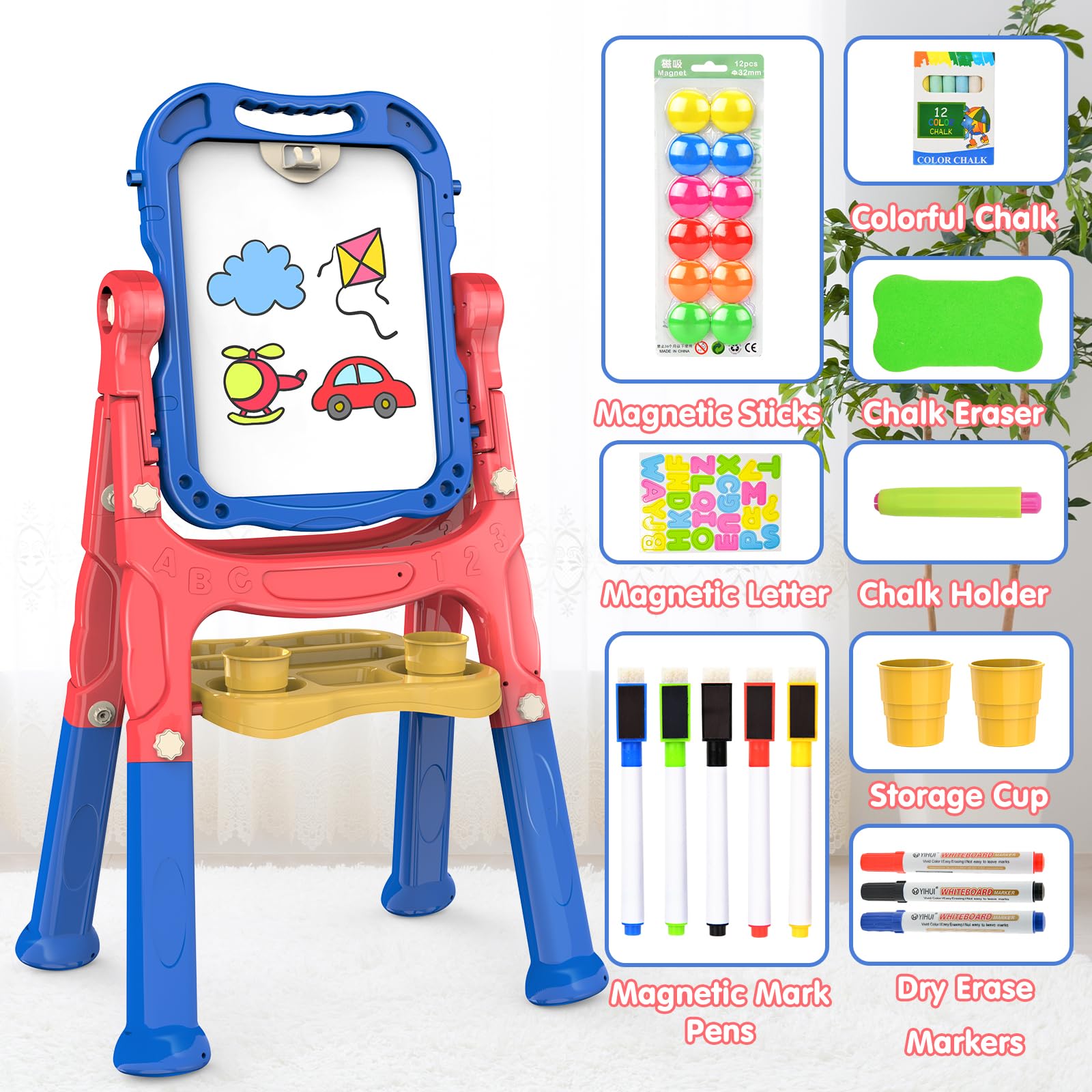 Amagoing Art Easel paper clip for drawing on craft paper.