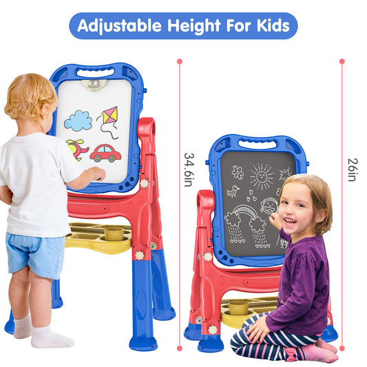 Amagoing Art Easel height adjustable from 26 to 34.6 inches.