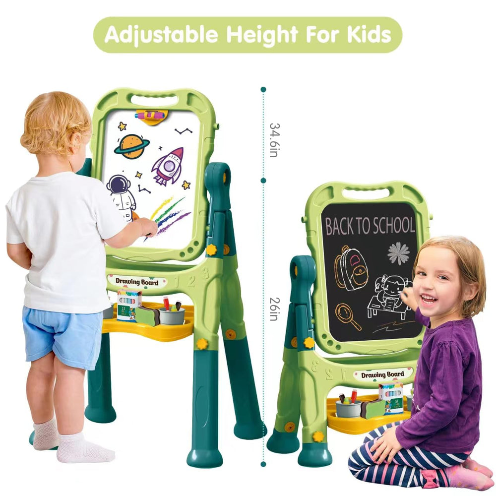 Amagoing easel 360° rotate enables painting from any angle.