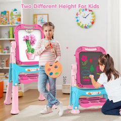 Amagoing Easel demonstrates 360-degree rotation for versatile drawing angles.