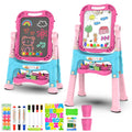 Amagoing Easel with adjustable height for growing kids, enabling comfortable painting sessions.