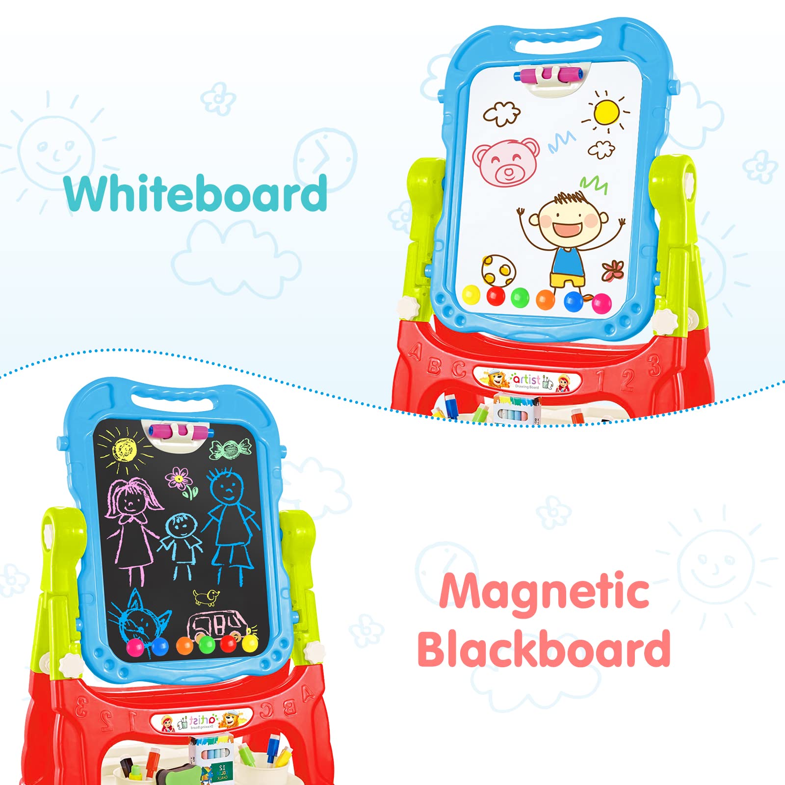 Amagoing easel handheld mode ready for portable painting sessions