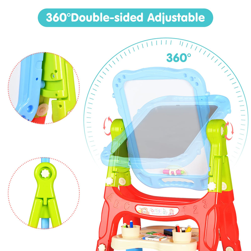 Amagoing easel magnetic accessories enabling sticky-paper drawing on board