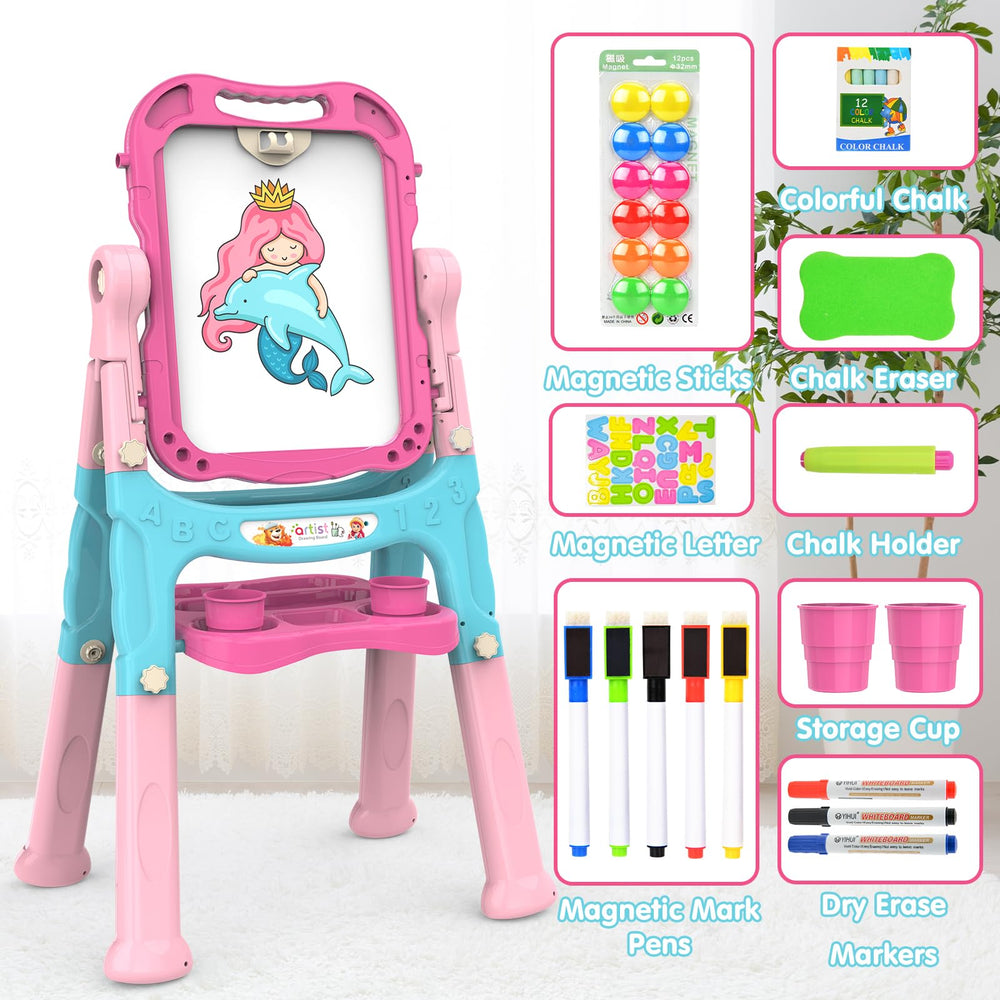 Amagoing Easel includes a paper clip option for craft paper.