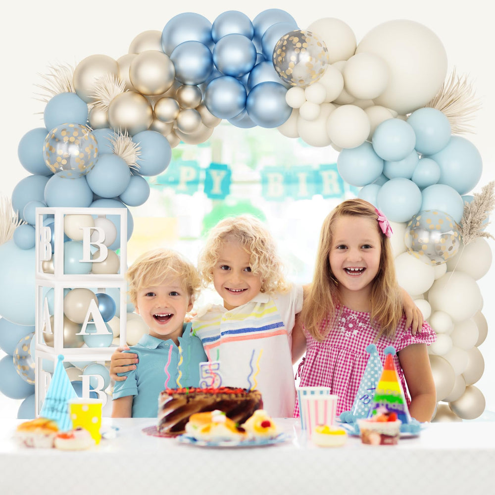 Amandir boho baby shower setup with coordinated color palette