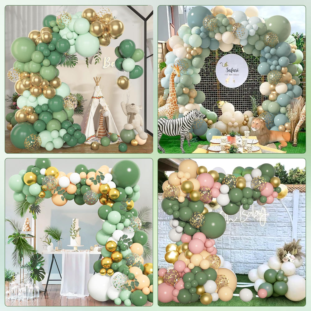 Amandir gold confetti balloons elevate festive photos and décor
